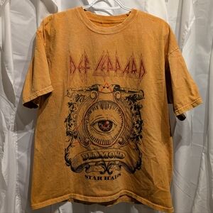 B5 Def Leppard Band Tee Sz XL